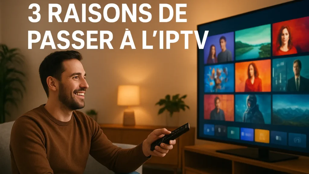 3 Raisons de Passer à un Abonnement IPTV